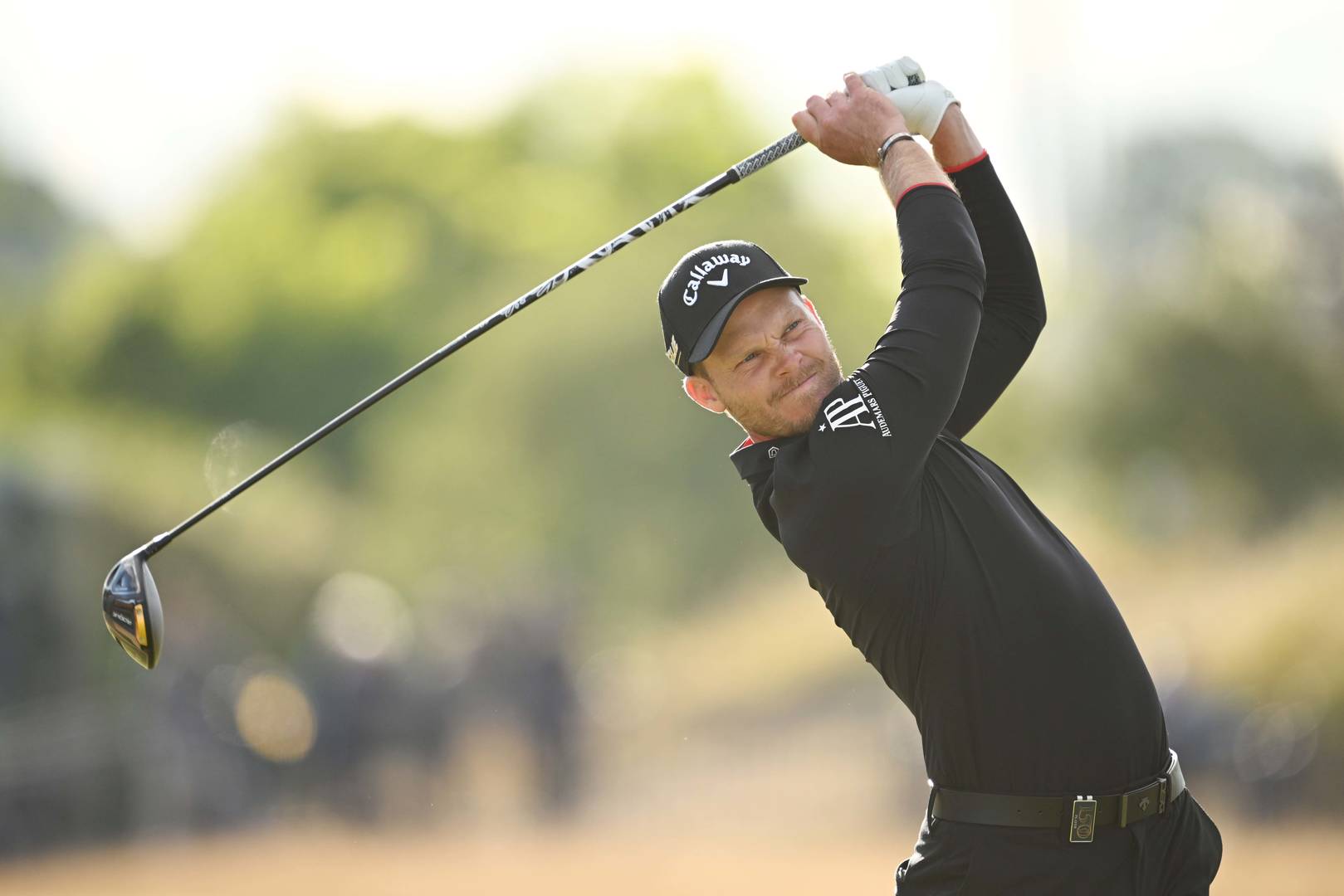 Danny Willett in action at The 150th Open at St Andrews.